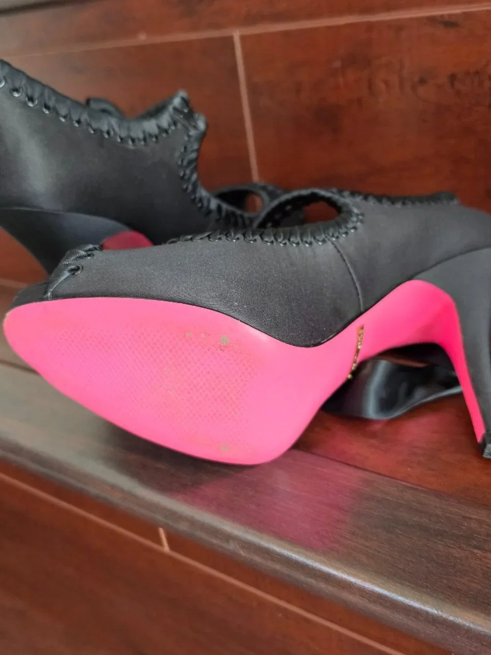 Vintage Peep Toe Pumps - Picture 4 of 4